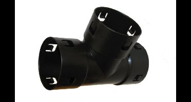 Drainage T-stuk 50mm klikverbinding