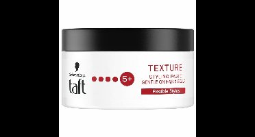1 x Taft - Texture Styling Paste - Hold 5+ - Gedefinieerde textuur - 100 ml - Haar Textuur - Haar Styling Paste - Gedefinieerde Textuur - Flexibele Hold - Semi-matte Finish