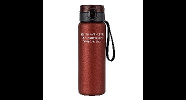 Drinkfles 560ml – BPA vrij – Lekvrij en Herbruikbaar – Voor Sport en Reizen - waterfles - drinkflessen rood