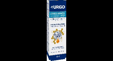 URGO Beschadigde Lippen Balsem - Herstelt en hydrateert droge lippen - Met honing - 48 uur hydratatie - 93% ingrediënten van natuurlijke oorsprong - 10 ml