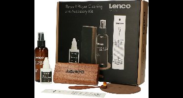 Lenco LP Schoonmaakset voor Platenspeler - Platenborstel - Vinyl en Naald Reinigingsset - Naaldborstel - TTA-6IN1