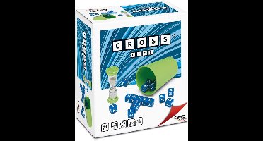 Cayro Cross Dice - Snel Woordspel met 14 Letterdobbelstenen en Zandloper - Vorm Zoveel Mogelijk Verbonden Woorden - Inclusief Cubilete - 2-8 Spelers - Vanaf 7 Jaar - Cayro Collection