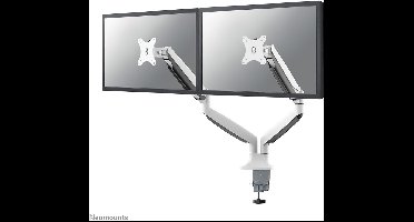 Neomounts NM-D750DWHITE Monitorarm 2 schermen - 10-32" - 1-9 kg/scherm - gasveer - wit