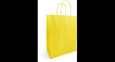 Papieren tasjes effen – 14+8×21 cm – 25 st – 90 g/m²/m2