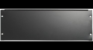 MUSIC STORE 19" rackpaneel4HE staal - Rack paneel