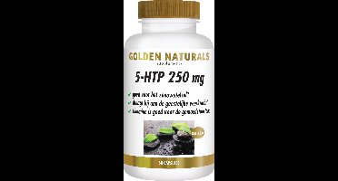 Golden Naturals 5-HTP 250mg capsules (60 veganistische capsules)