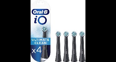 Oral-B iO Ultimate Clean 4210201342809, 4 stuk(s), Zwart, Oral-B iO