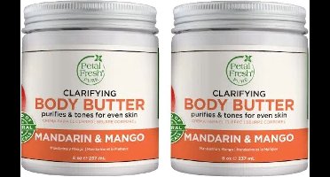 PETAL FRESH - Body Butter Mandarin & Mango - 2 Pak
