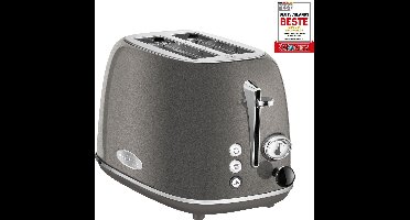 ProfiCook TA 1193 - Broodrooster  -2 snede(n)  -Antraciet, Roestvrijstaal