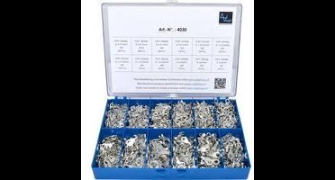 Vogt Verbindungstechnik 4030 Assortiment ringkabelschoenen 0.50 mm² - 6 mm² Zilver 1440 stuk(s)