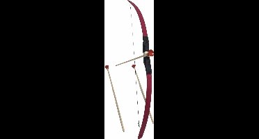 Houten Pijl En Boog 80 cm roze