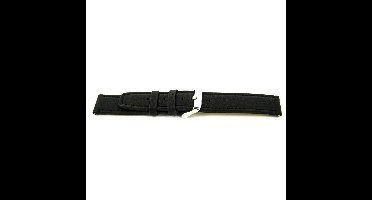 Horlogeband F172 Waterproof Zwart 18x18mm