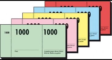 Sigel nummerblok assorti 10 blok a 100 vel nr 1 t/m 1000
