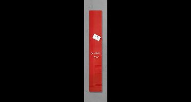 Sigel glasmagneetbord - Artverum - 12x78cm - rood - SI-GL104