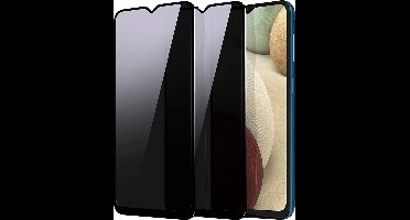 Screenprotector Geschikt voor Samsung Galaxy A32 5G / A12 Privacy Glass - Galaxy A32 5G Anti Spy Screen - Privacy Glass Screenprotector Geschikt voor Samsung Galaxy A12 / A32 5G - Privacy Screenprotector Galaxy A32 - Privacy Screenprotector - 2 pack