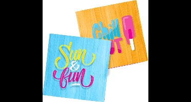Folat - Servetten - Summer - - (25x25cm - 16 stuks)