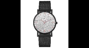 Modern Dames Horloge Zwart & Zilver• Fashion • Rosegold • Roze • Zwart • Zilver • Rood • Blauw • Groen