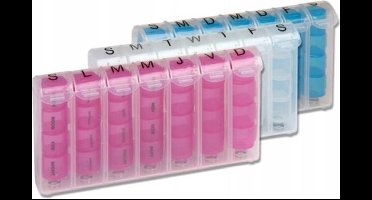 Comfort Aid | Pillendoosje | Vitaminedoosje |1 week |4 compartimenten per tray
