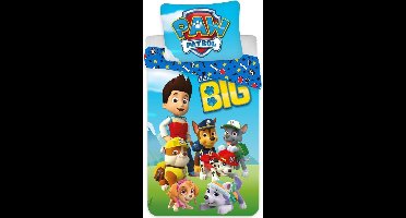 Ledikant Babydekbedovertrek Paw Patrol 100x135cm 40x60 cm kussenloop 100% katoen