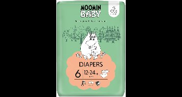 Muumi Baby Eco Luiers - Maat 6 - 12-24 kg - 34 stuks - Parfumvrij