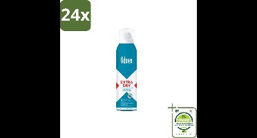 Odorex – Anti-transpirant spray – Extra Dry Regular – 150 ml - Voordeelverpakking - 24 stuks - Antitranspirant - Deospray