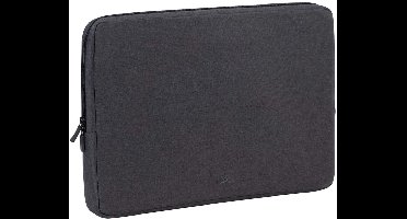 Rivacase 7707 Suzuka - Eco Laptop Sleeve 17.3 inch - Waterbestendig - Recycled Materiaal - Zwart