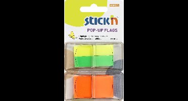 Stick'n Indextabs - Neon Geel/Groen/Neon Oranje - 130 tabs