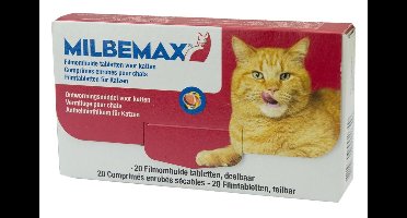 Milbemax grote kat 20 tabletten