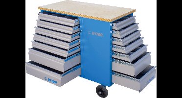 UNIOR - LEGE WERKWAGEN TYPE HERCULES - 7 DRAWERS - 1182 X 640 X 955 MM - 115.6 KG - END O