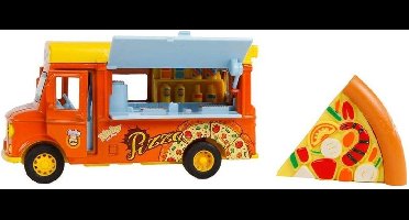 Toys Amsterdam Foodtruck Pizza Junior 11 Cm Oranje/geel 2-delig