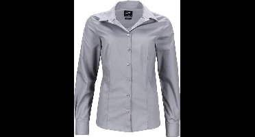 Daiber Dames/dames Longsleeve Business Shirt (Staalgrijs)