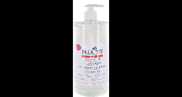Herome Direct Desinfect Handgel Sensitive (Parfumvrij) met pomp - Desinfecterende Handgel met 80% Alcohol - Beschermt Tegen Bacteriën en Droogt de Handen Niet Uit - 1000ml.