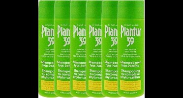 Plantur 39 Caffeine Shampoo Gekleurd Haar - 6 Stuks - Voordeelverpakking