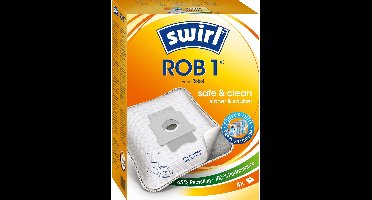 Swirl ROB1 stofzuigerzakken geschikt voor iRobot Roomba - 4 stuks
