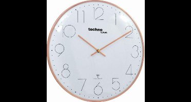 Technotrade Designer Funk-Wanduhr rose-gold 40cm WT8240-Radio controlled