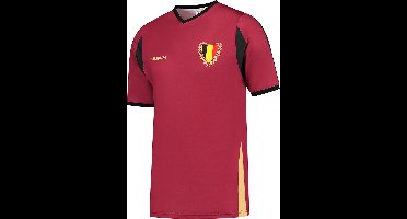 Belgie Voetbalshirt Thuis - 2024-2026 - Voetbalshirts Kinderen - Jongens en Meisjes - Sportshirts - Volwassenen - Heren en Dames - Maat S