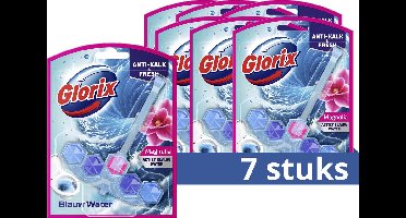 Glorix - WC blokjes - Magnolia - 7 Stuks - Voordeelverpakking