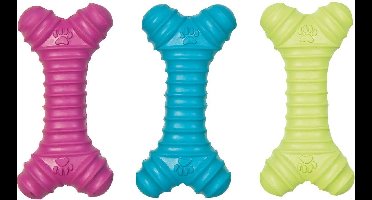 Flamingo Rubber Squeaky - Hondenspeelgoed - 16 cm - Roze
