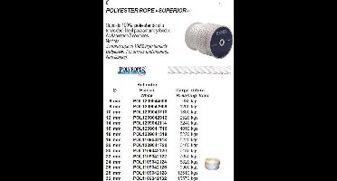 Anker Touw 3 Strengs Wit (diameter: 14mm) (POL1209042114)