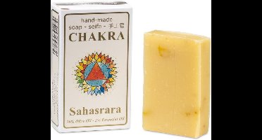 Zeep 7e Chakra Sahasrara, met sinaasappel en Spikenard (Nardus)