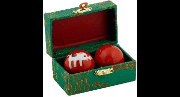 Meridiaankogels - Olifanten - rood/wit