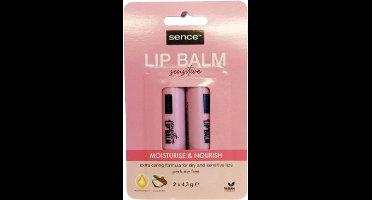 Sence Lippenbalsem Sensitive 2 stuks