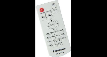 Afstandsbediening geschikt voor de PANASONIC PT-VX610 beamer, vervangt N2QAYA000088 / N2QAYA000183
