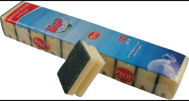 Magic Clean Ergonomische schuurspons met grip - 4.5 x 9 x 6.5 cm - 10 stuks