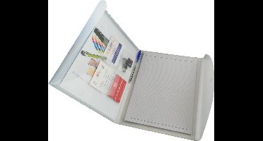 EXXO-HFP #70361 Schrijfmap - Portfolio-Lite -  voor links- & rechtshandigen - Wit - 10 stuks