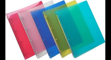 EXXO-HFP FLEXY Ringband - A4 4-O Rings 16mm - Assorti kleuren - 1 stuk