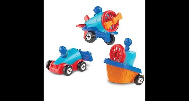 Learning Resources 1-2-3 Bouw Een Auto-vliegtuig-boot 15-delig - 2+