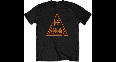 Def Leppard - Classic Triangle Heren T-shirt - M - Zwart