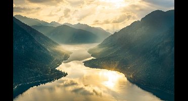 Komar Fotobehang Gold Mountains 400x250 cm