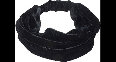 New Age Devi - Velvet haarband zwart